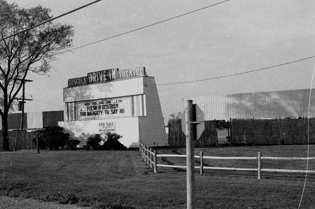 Tuscola Drive-In Theatre - Vintage Shot From Harry Mohney And Curt Peterson (newer photo)